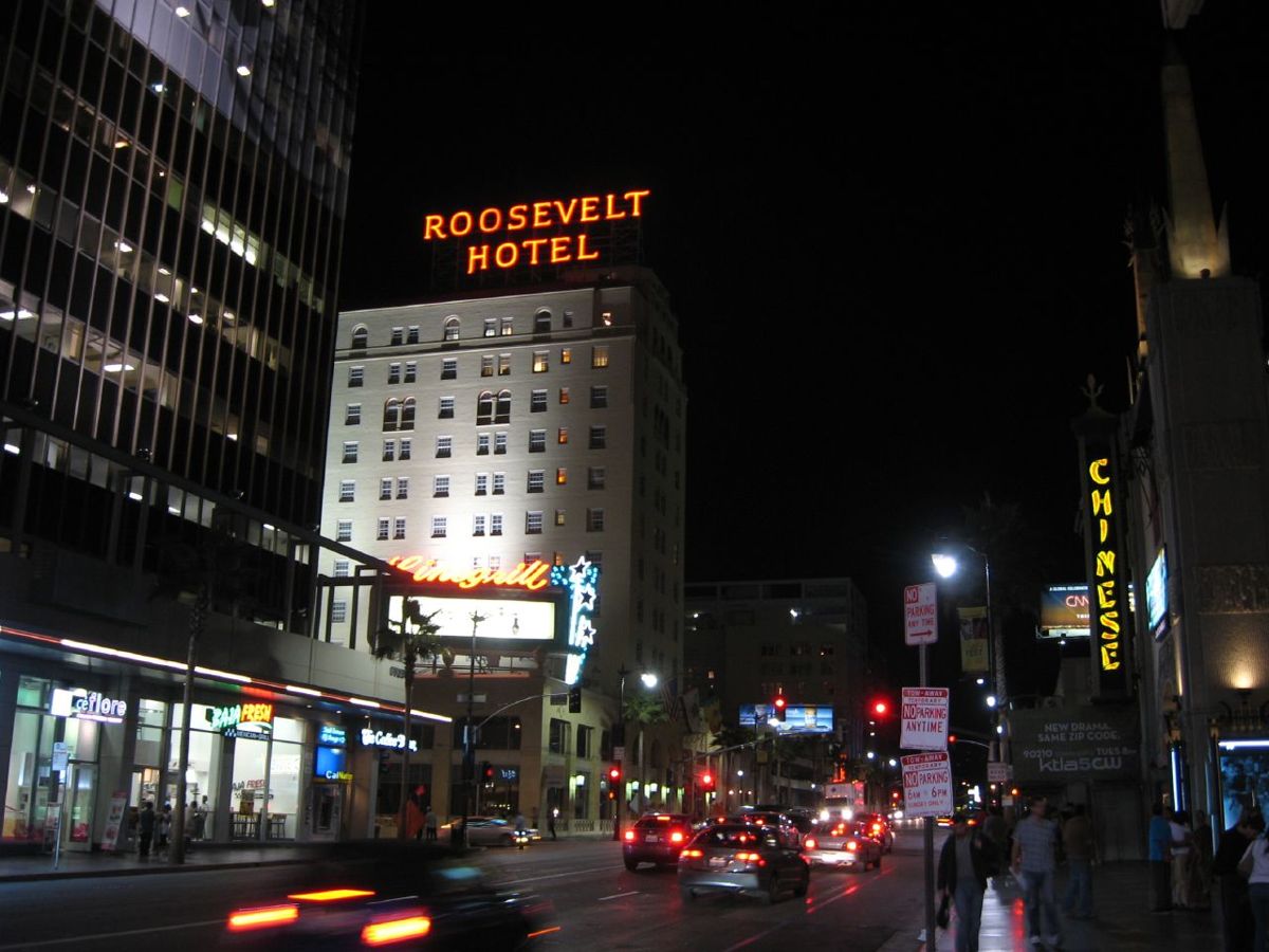 Hollywood is a famous district in the central region of Los Angeles, California.
It is prominent for its place as the home of the entertainm